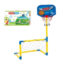 2 IN 1 BASKETBALL + FOOTBALL SET