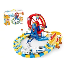 B/O RAILWAY CAR W / 50 PCS