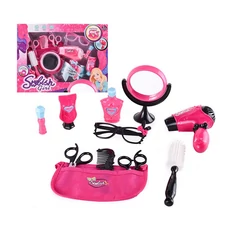 GIRL TOY BEAUTY PLAY TOY HAIR SET WITH ELECTRIC HAIR DRYER