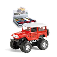 PULL BACK METAL CAR, 12 PCS/BOX, 4 COLOR (RED/GREEN/YELLOW/BLUE)