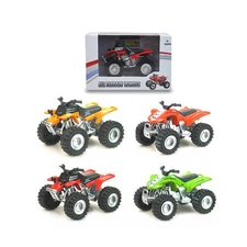 PULL BACK ALLOY MOTORCYCLE, 4 COLOR MIXED