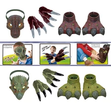 DINOSAUR SET, 3 ASST MIXED