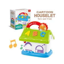 CARTOON HOUSE W/ LIGHT, MUSIC