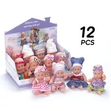 7“ SOFT PLASTIC DOLL, 12 PCS/BOX