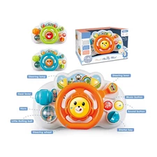 BABY STEERING WHEEL TOYS WITH LIGHT AND SOUND
