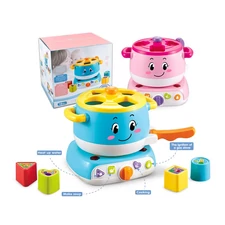 BABY FURNACE W/SOUND, LIGHT, PINK & BLUE MIXED