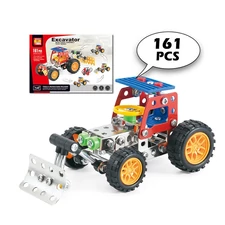 4 IN 1 DIY ALLOY TRUCK, 161 PCS
