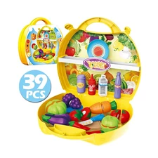 VEGETABLES & FRUITS SET, 39 PCS