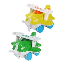 FRICTION ALLOY PLANE, 2 ASST, 4 COLOR MIXED