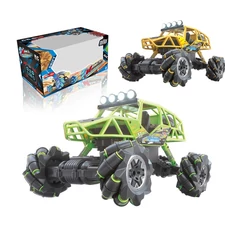 1:18 2.4 GHZ RC DRIFT CAR WITHOUT BATTERY (YELLOW/GREEN MIXED)