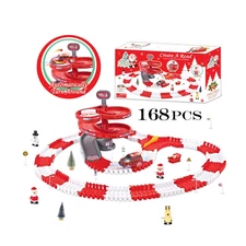 168 PCS TRACK W/1 PCS 5 LED LIGHT CAR (CHRISTMAS)
