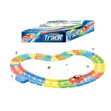 20 PCS FLASH TRACKS + 48 PCS GLOW TRACKS W/5LED CAR