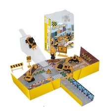 ENGINEERING SET W/ 1 PCS SLIDE WHEEL ALLOY CAR