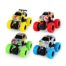 DOUBLE BACK METAL CLIMBING CAR, 4 ASST MIXED