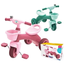 BABY TRICYCLE, PINK & GREEN