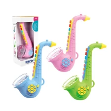 SAXOPHONE W/LIGHT, PINK, BLUE, GREEN