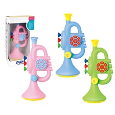 TRUMPET, PINK, BLUE, GREEN