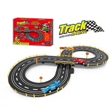 WIRE CONTROL HIGH SPEED RACING TRACK W / 2 PCS CAR
