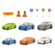SLIDE WHEEL ALLOY CAR (12 PCS / BOX)