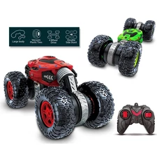 1:10 2.4 GHZ STUNT R/C CAR W/4 WHEEL DRIVE RED&amp;GREEN