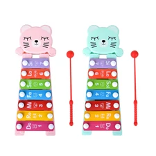 MUSICAL STRIKING PIANO, PINK/BLUE MIXED