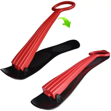 PLASTIC SKI SLEDGE WITH HANDLE