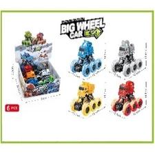 PULL BACK BIG WHEEL CAR 6PCS