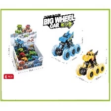 PULL BACK BIG WHEEL CAR 6PCS