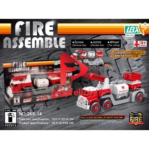 ASSEMBLED FIRE ENGINES 3 IN 1