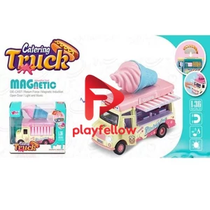 1:36 PULL BACK ALLOY INDUCTION CAR - ICECREAM