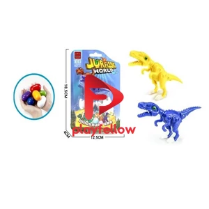 DEFORMATION  DINOSAUR, BLUE/YELLOW MIXED