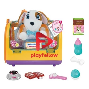 PLUSH DOG WITH FOOD SET