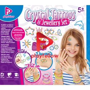 Crystal tattoos- jewellery set 