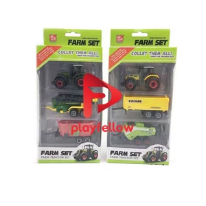 1:64 diecast mini tractor set