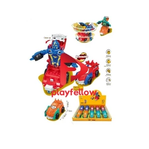 FRICTION CAR,10PCS ROBOT DEFORMATION CAR