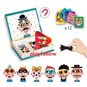 MAGNETIC FACE PUZZLE BOOK SET