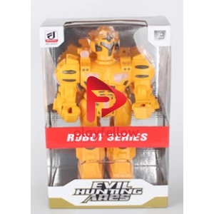 BATTERY OPERATED ROBOT(YELLOW)