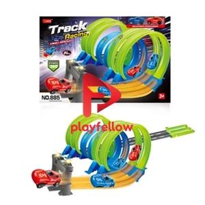 Track toy with pull back car (2 Player)