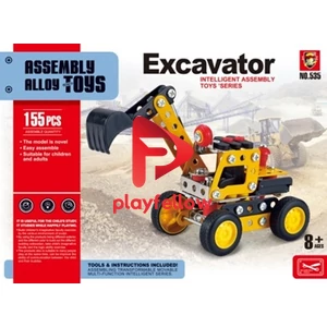 Excavator Alloy building block (155pcs)