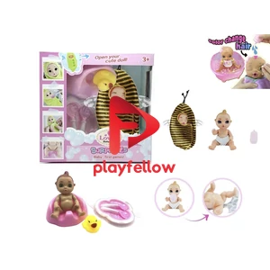 6” SOLID BODY PEEING DOLL W/ ACCESSORIES