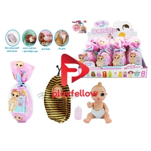 6” SOLID BODY PEEING DOLL W/ ACCESSORIES, 12 PCS