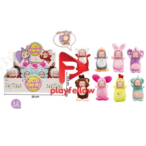 ANIMAL COTTON DOLL, 8 ASST, 12 PCS/ DISPLAY BOX