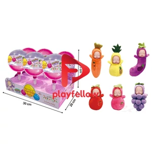 FRUIT COTTON DOLL, 6 ASST, 6 PCS/ DISPLAY BOX