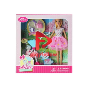 11.5” BENDABLE DOLL W/ ACCESSORIES