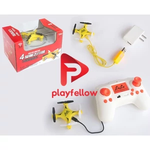 4 CH FOUR-AXIS R/C AIRCRAFT W/SIX-AXIS GYROSCOPE & LED LIGHT (YELLOW, WHITE)