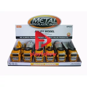 METAL PULL BACK TRUCK (6 PCS / BOX)