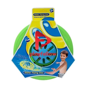 WATER FRISBEE W/ YELLOW, GREEN, BLUE