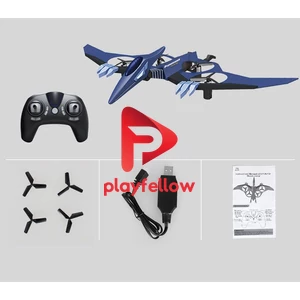 R/C FOUR-AXIS AIRCRAFT W/USB WIRE, BLUE, SILVER