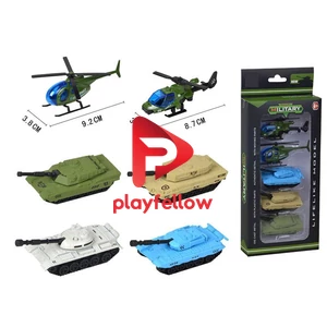 KIDS DIECAST MILITARY TOY PLANE MODEL DIECAST TANK