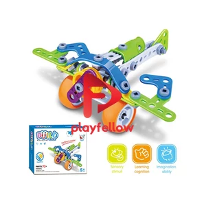 BUILD&PLAY AIRPLANE BLOCKS(73PCS)